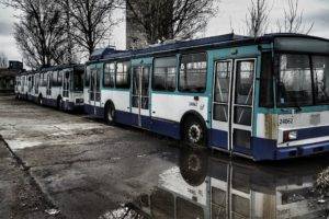 Liepaja, Buses, Old car