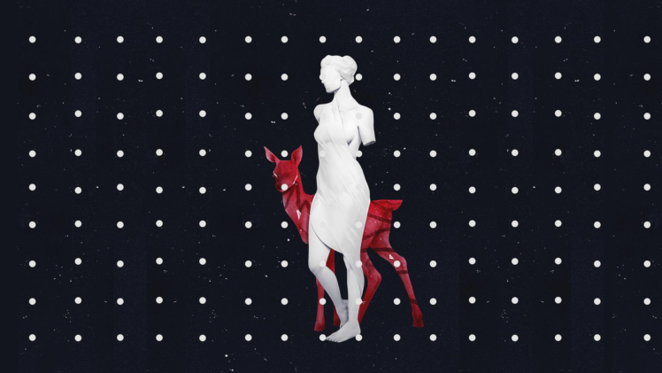 statue, Artwork, Deer, Crossover HD Wallpaper Desktop Background