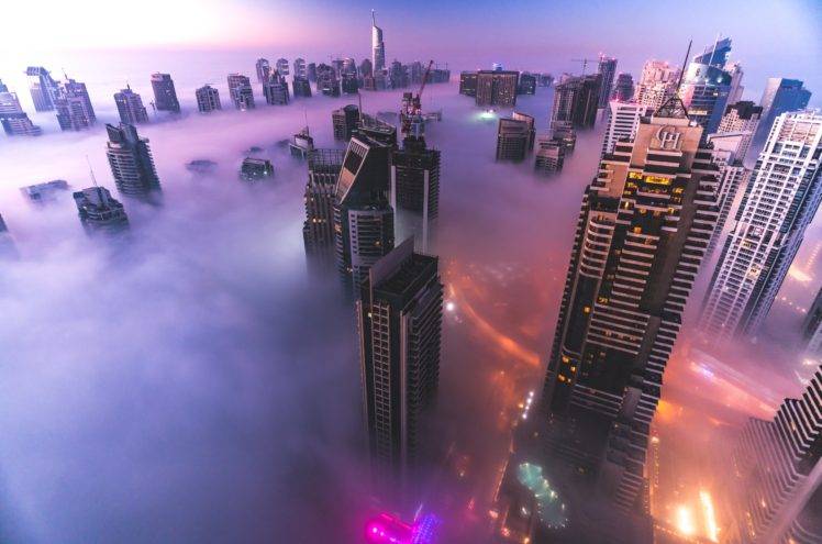 Dubai, Cityscape, Mist HD Wallpaper Desktop Background