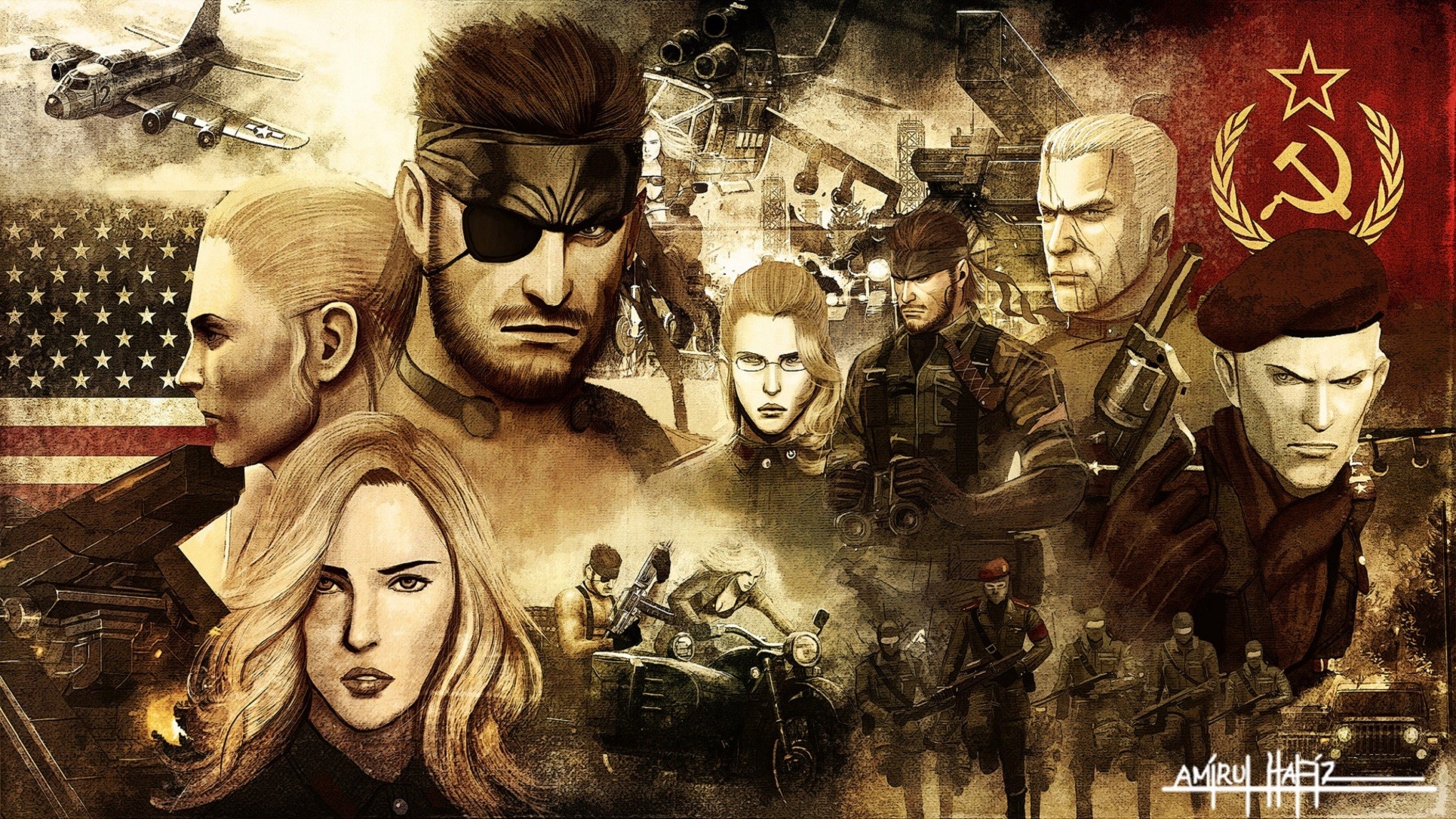 Metal Gear Solid V: The Phantom Pain, Metal Gear Solid 4, Another World Wallpaper