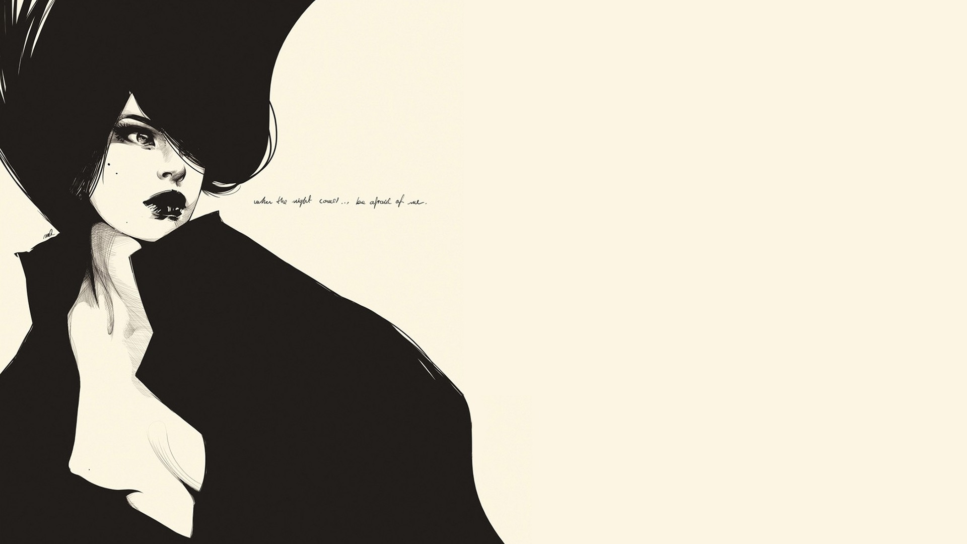 Manuel Rebollo, Women, Illustration, Phrase, Vector Wallpaper