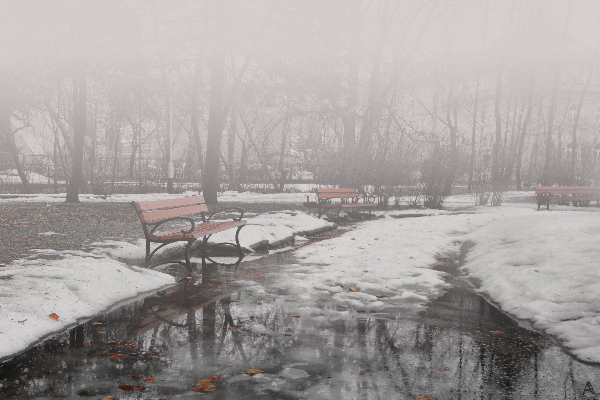 outdoors, Park, Winter, Cold, Bench, Snow Wallpaper