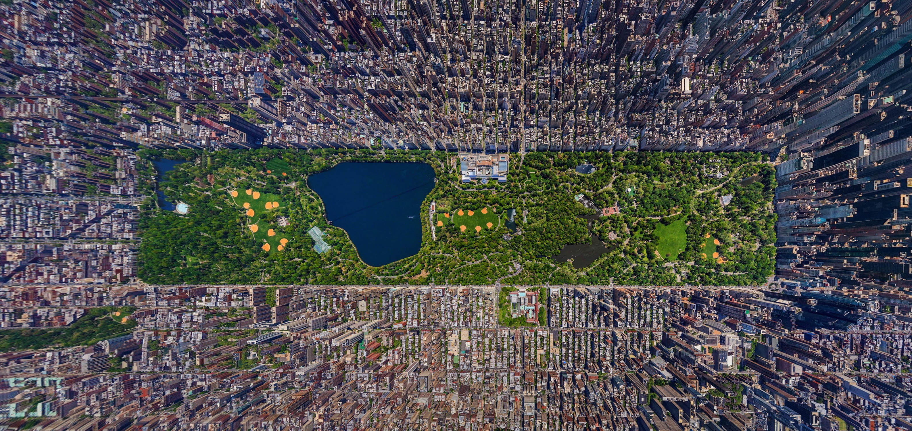 colorful, Landscape, New York City, Central Park Wallpaper