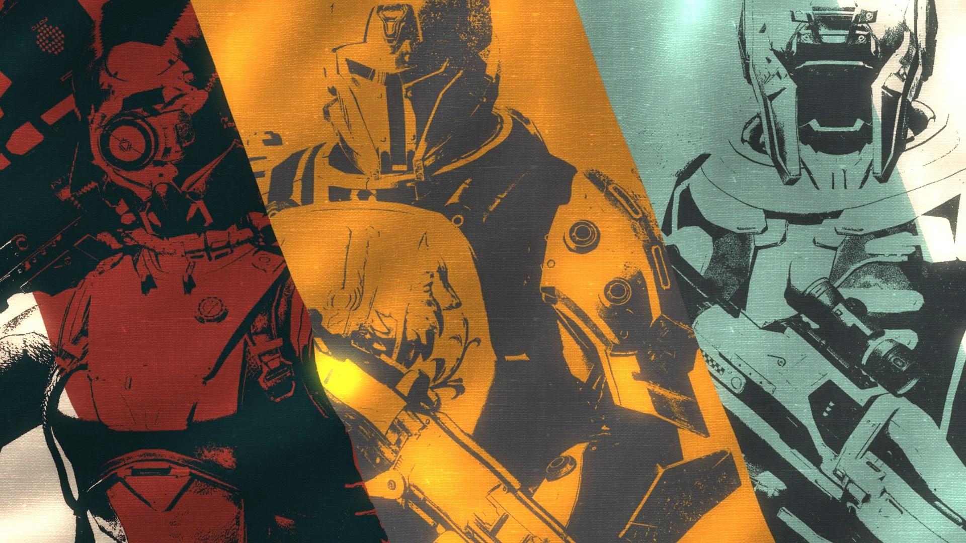 power armor, Gun, Futuristic armor, Destiny (video game) Wallpaper