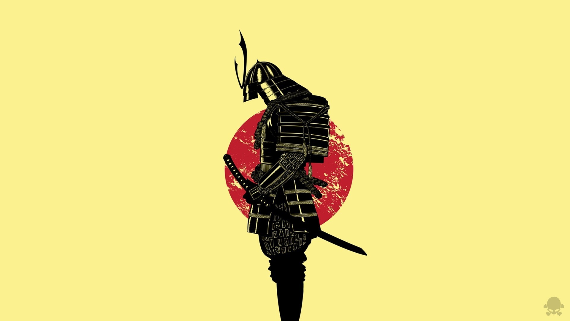 warrior, Cartoon, Japan, Samurai Wallpaper