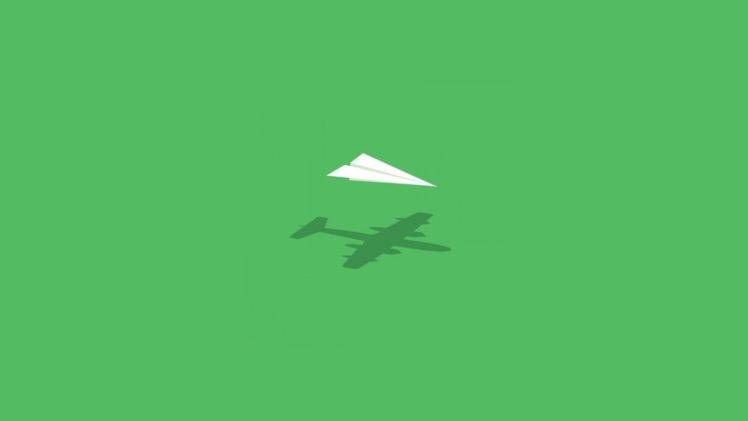 simple, Paper planes HD Wallpaper Desktop Background