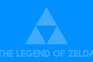 minimalism, The Legend of Zelda, Blue, Triforce