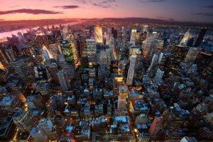 New York City, Colorful, Sunrise