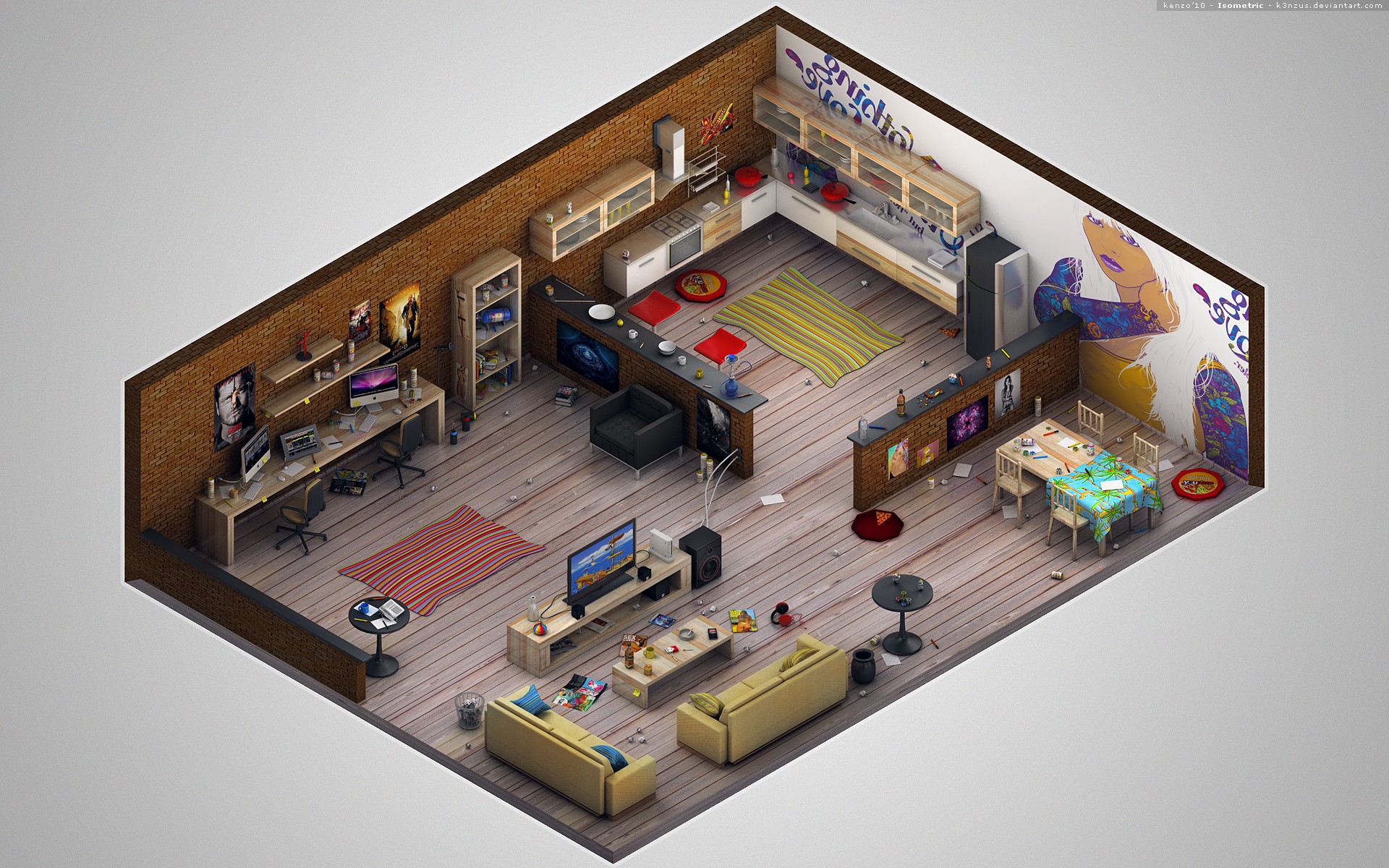 isometric Wallpaper