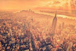 city, Urban, Cityscape, Filter, New York City, Sunlight, Empire State Building