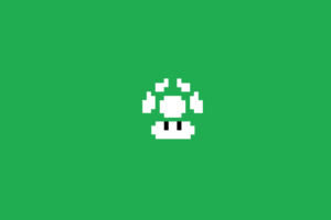 Super Mario, Mario Bros., Super Mario Bros., One up, 1 up, Pixel art, Minimalism
