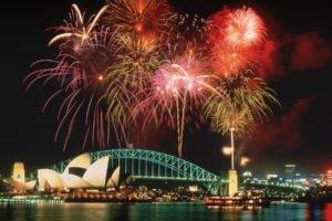 fireworks, Bridge