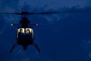 helicopters, Night