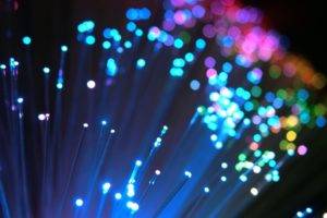 Optic fiber, Macro, Colorful, Bokeh, Lights