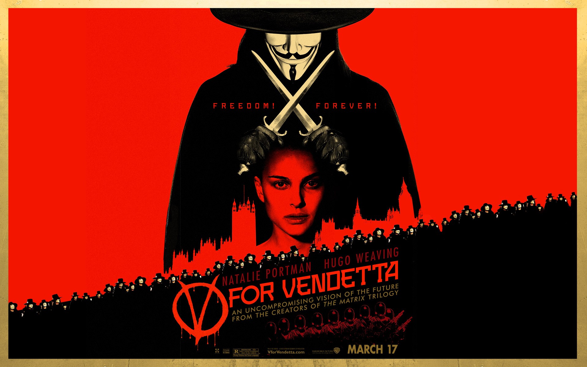 V for Vendetta, Anonymous, Red Wallpaper