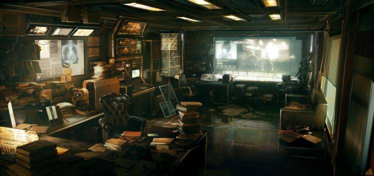cyberpunk, Futuristic, Deus Ex: Human Revolution, Concept art HD Wallpaper Desktop Background