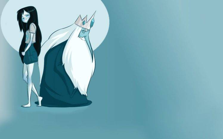 Adventure Time, Marceline the vampire queen, Ice King HD Wallpaper Desktop Background