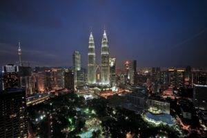 cityscape, Building, Lights, Kuala Lumpur, Malaysia, Petronas Towers