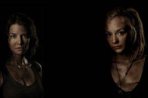 The Walking Dead, Emily Kinney, Lauren Cohan, Maggie Greene