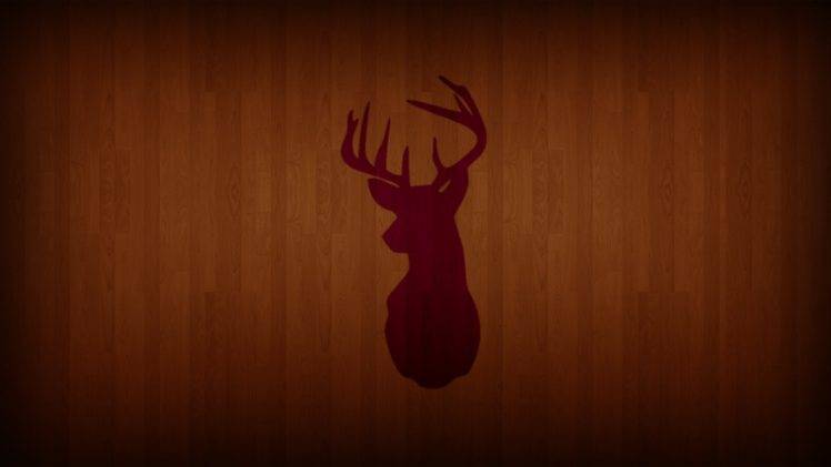 deer, Wooden surface, Wood HD Wallpaper Desktop Background