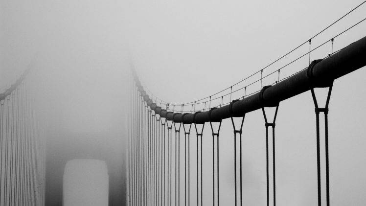 bridge, Mist HD Wallpaper Desktop Background