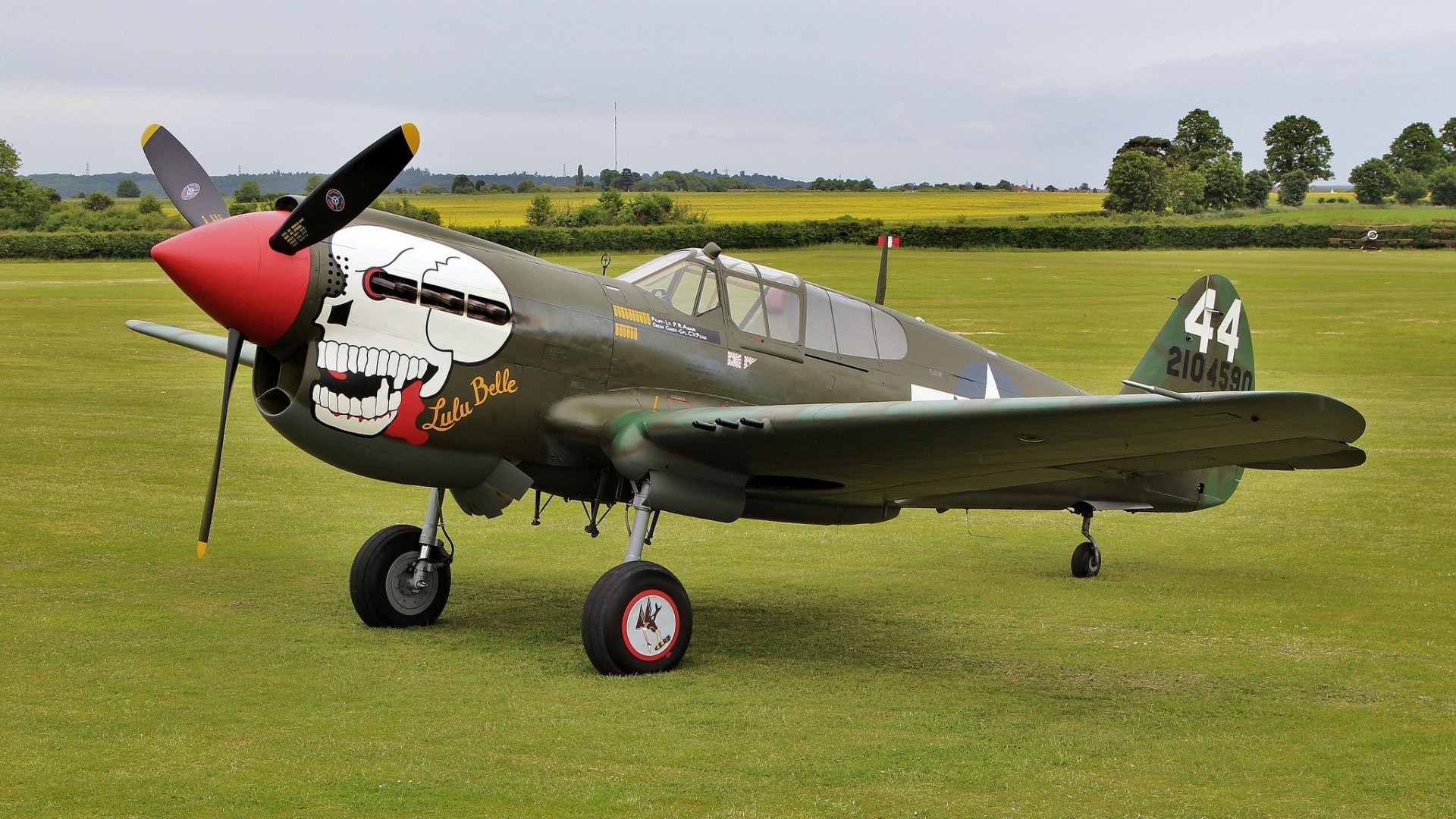 Curtiss P 40 Warhawk, Airplane, Kittyhawk Wallpaper