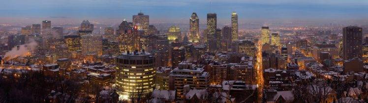 cityscape, Montreal, Quebec, Canada HD Wallpaper Desktop Background