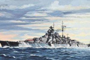 warship, Bismarck (ship), Battleships
