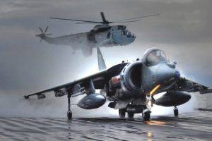 Harrier, AV 8B Harrier II, Royal Navy, Westland WS 61 Sea King AEW.2A