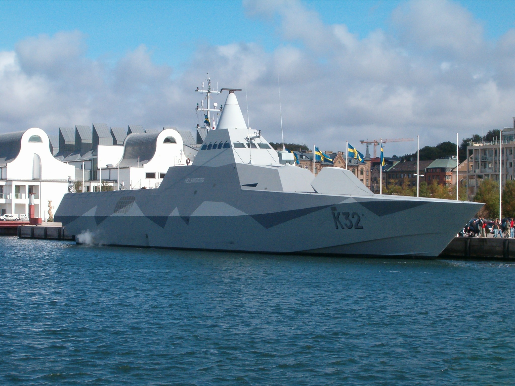 warship, Visby Wallpaper