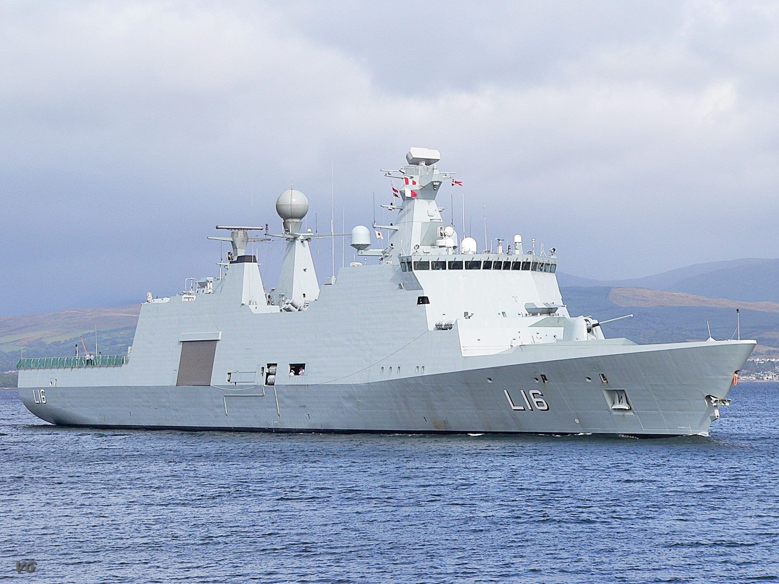 navy, HDMS Absalon (L16), Danish, Frigates Wallpaper