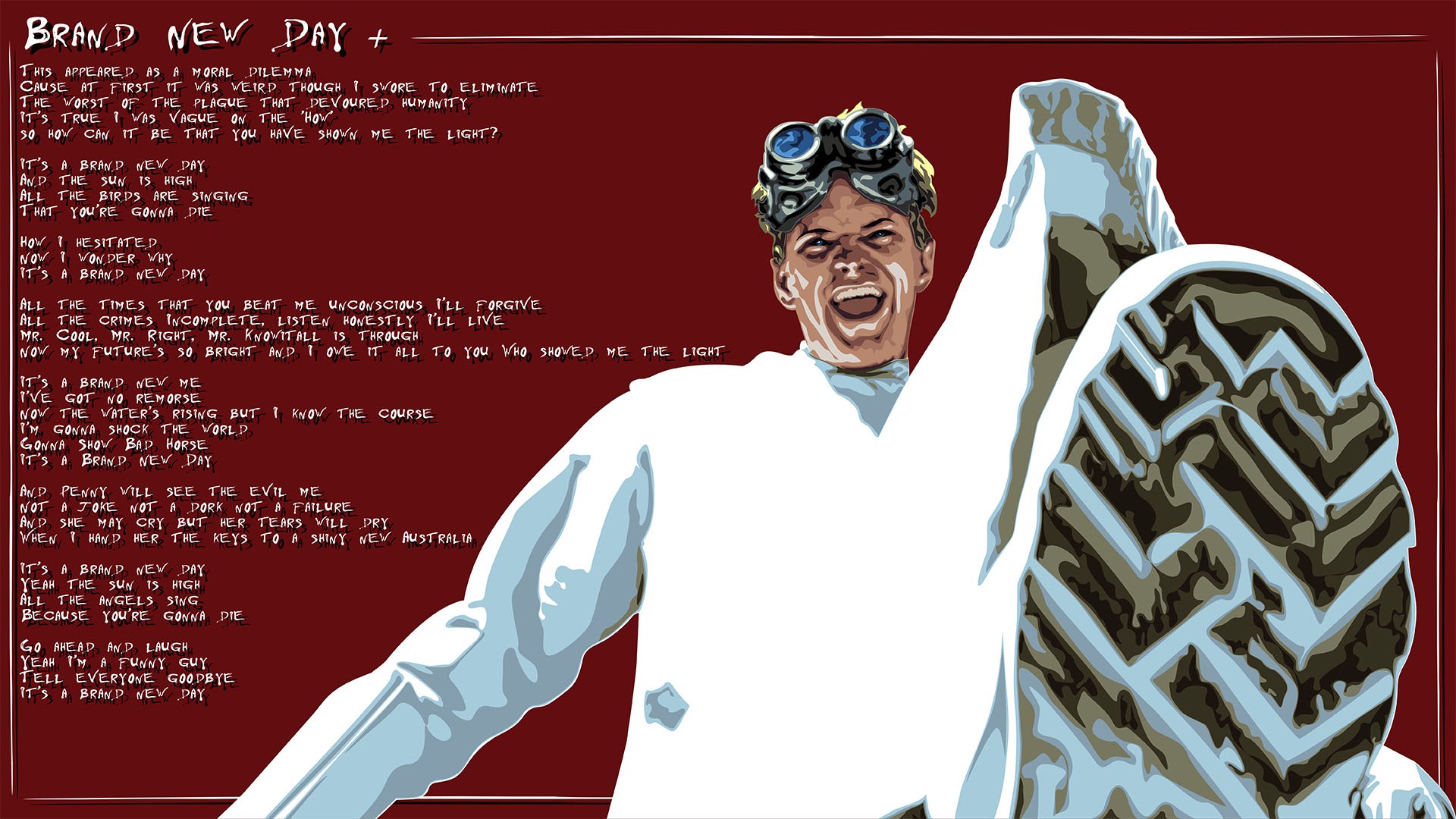 New day текст. The Causal Angel. Dr horrible's Sing-along blog Art.