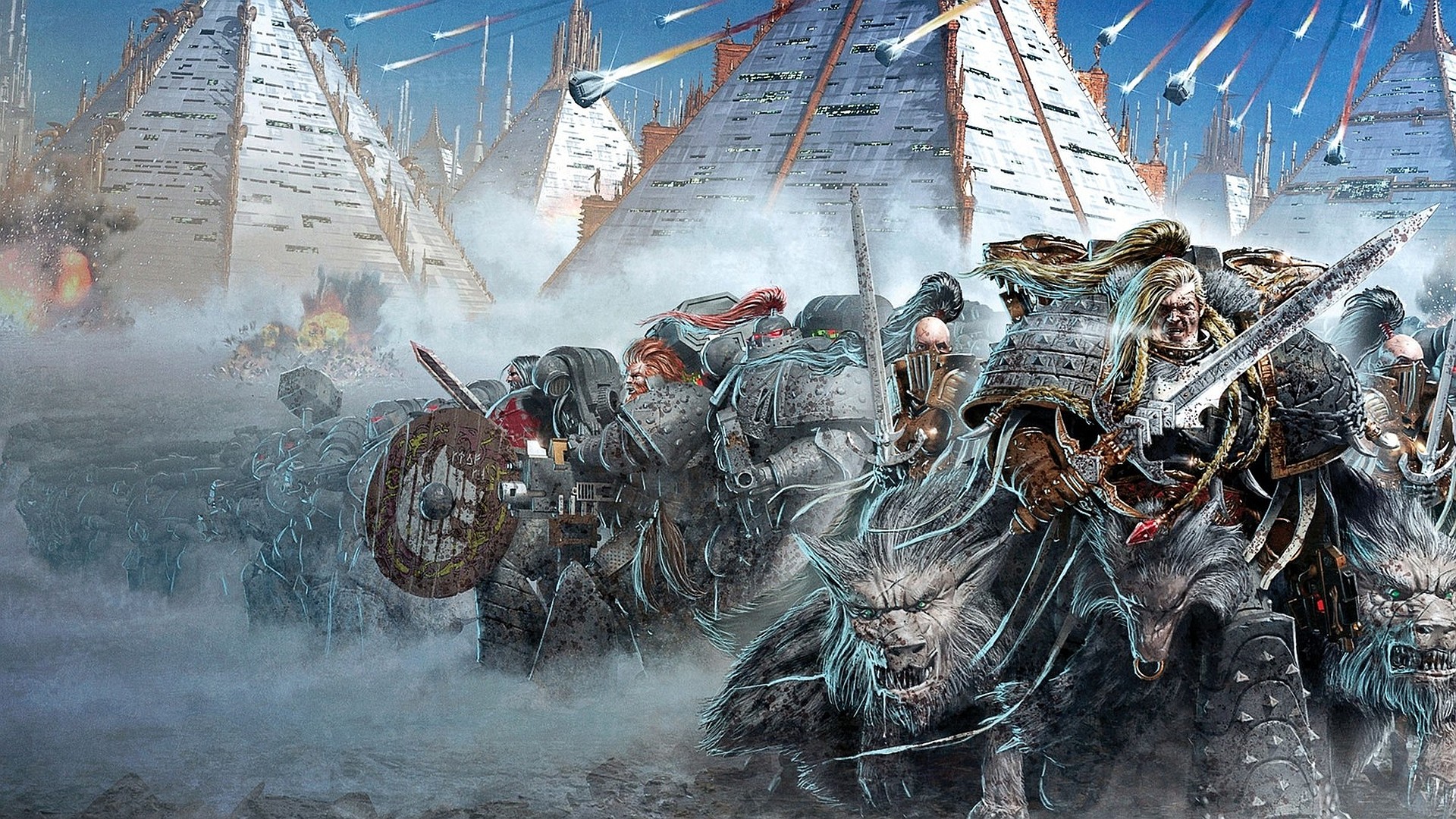 fantasy art, Warhammer 40, 000 Wallpaper