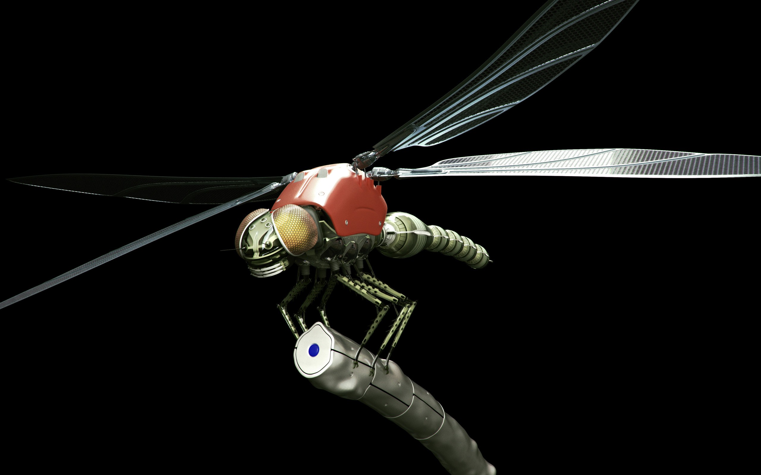dragonflies, Robot Wallpaper