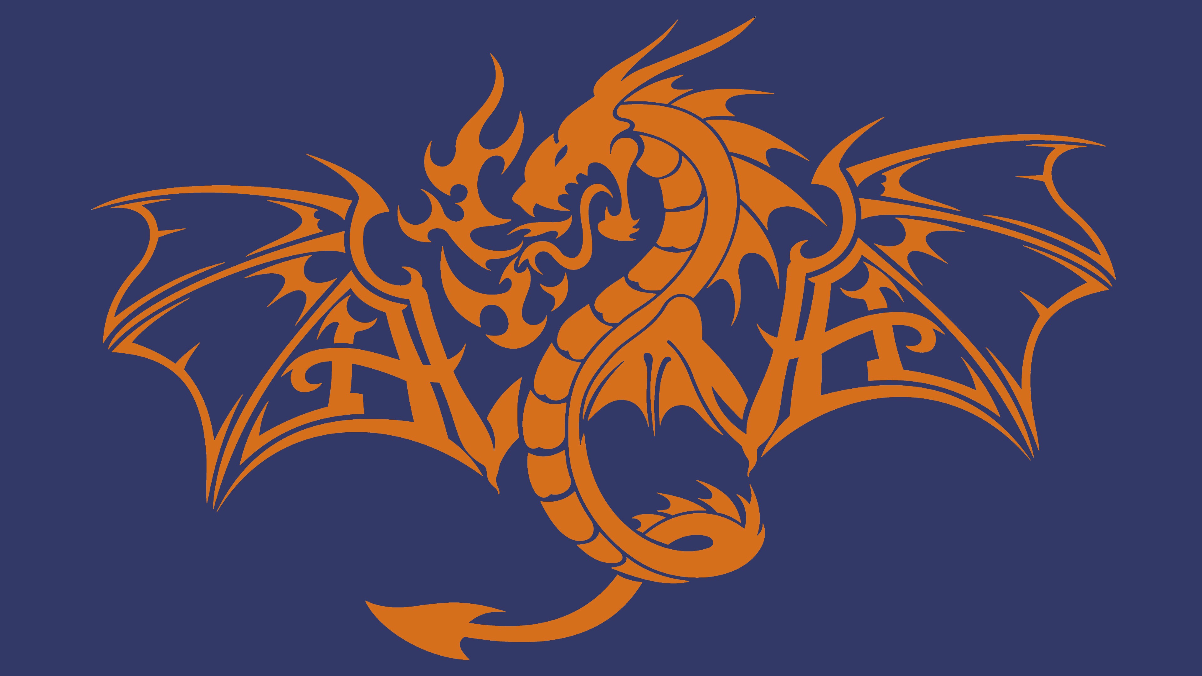 dragon, Tribal Wallpaper