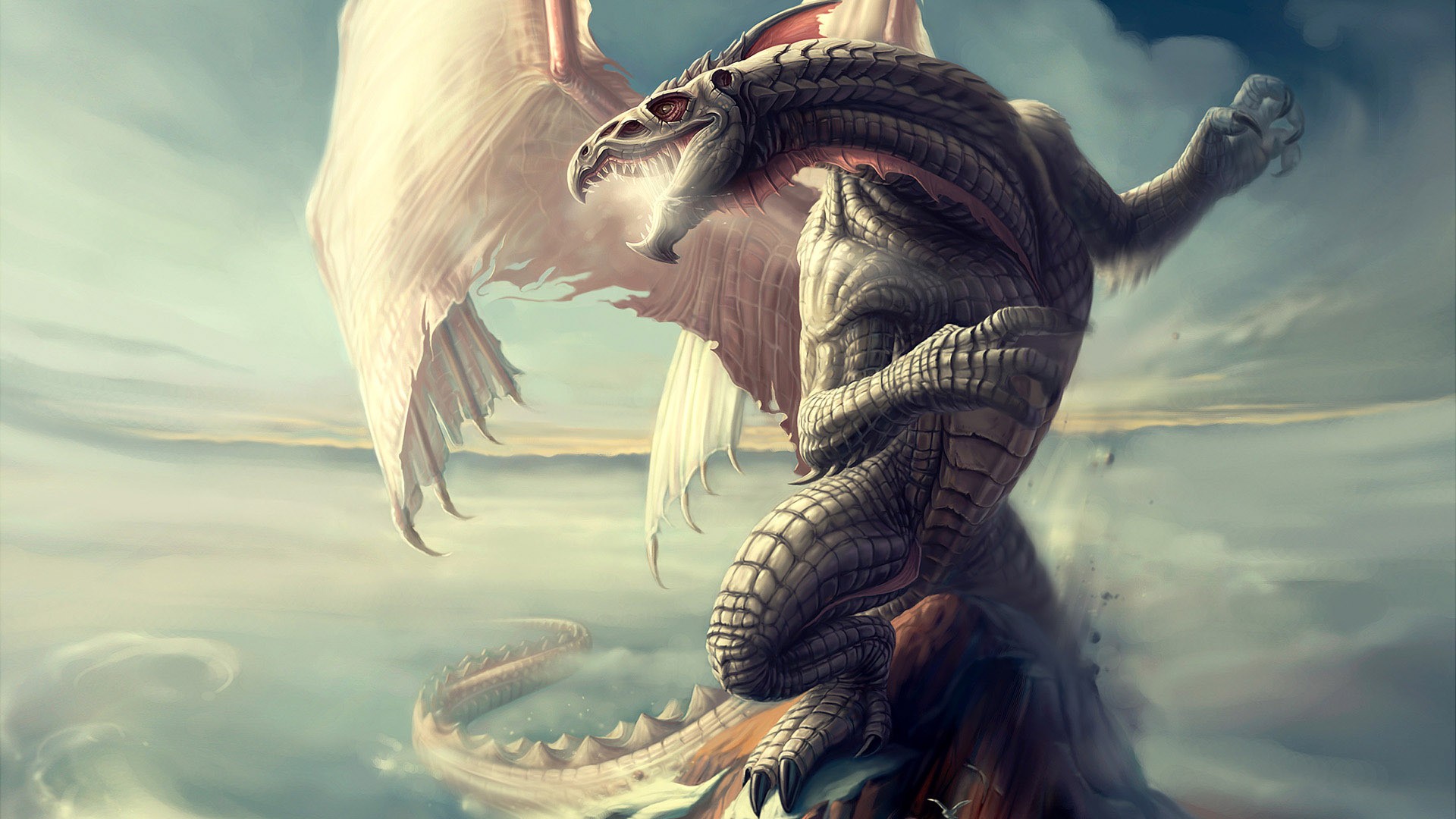 digital art, Dragon Wallpaper