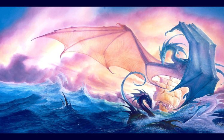dragon, John Howe HD Wallpaper Desktop Background