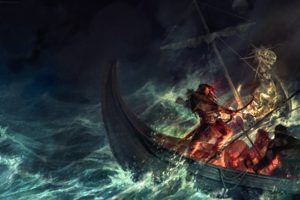 fantasy art, Vikings