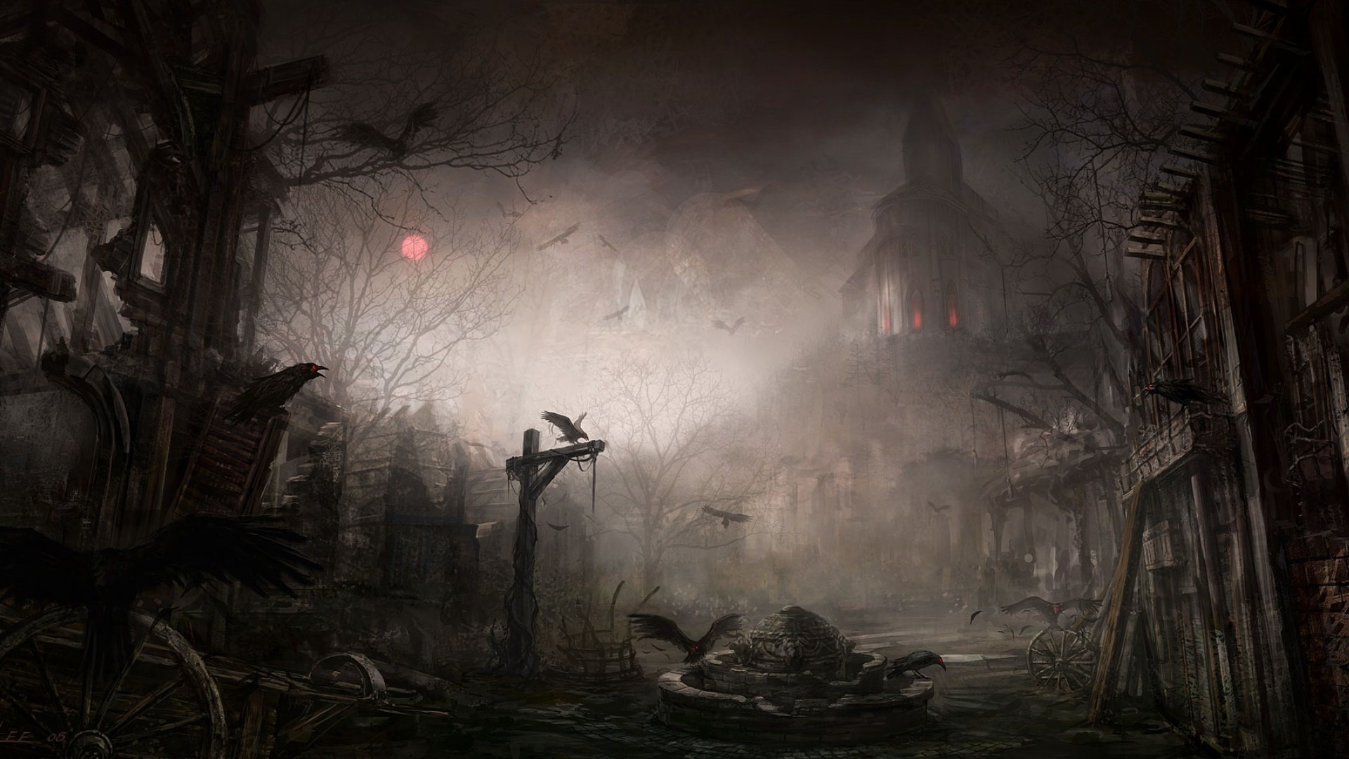 fantasy art, Fantasy city, Artwork Wallpaper