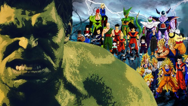 Hulk, The Incredible Hulk, Dragon Ball, Dragon Ball Z, Son Goku HD Wallpaper Desktop Background