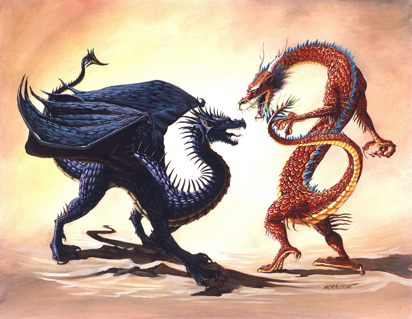 chinese dragon, Dragon, CG Wallpaper