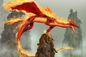 fire, Dragon