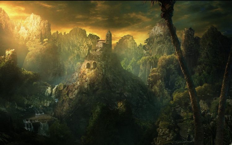 landscape, Fantasy art, Artwork HD Wallpaper Desktop Background