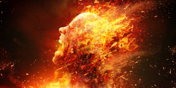 fire, Artwork, Digital art, Burning, People, Constantine HD Wallpaper Desktop Background