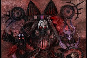 Warhammer 40, 000, Fantasy art, Gas masks, Artwork