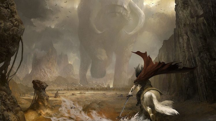 creature, Horse, War, Magic HD Wallpaper Desktop Background