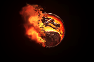 Mortal Kombat, Dragon, Burning