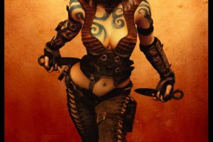 digital art, Warrior, Women, Age of Conan
