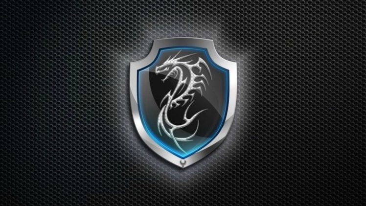 dragon, Shields HD Wallpaper Desktop Background