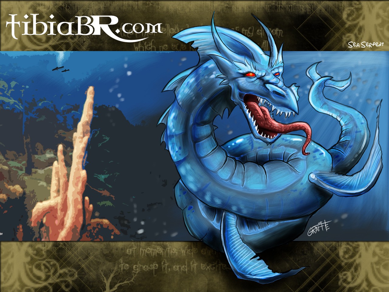 Tibia, PC gaming, RPG, Dragon Wallpaper